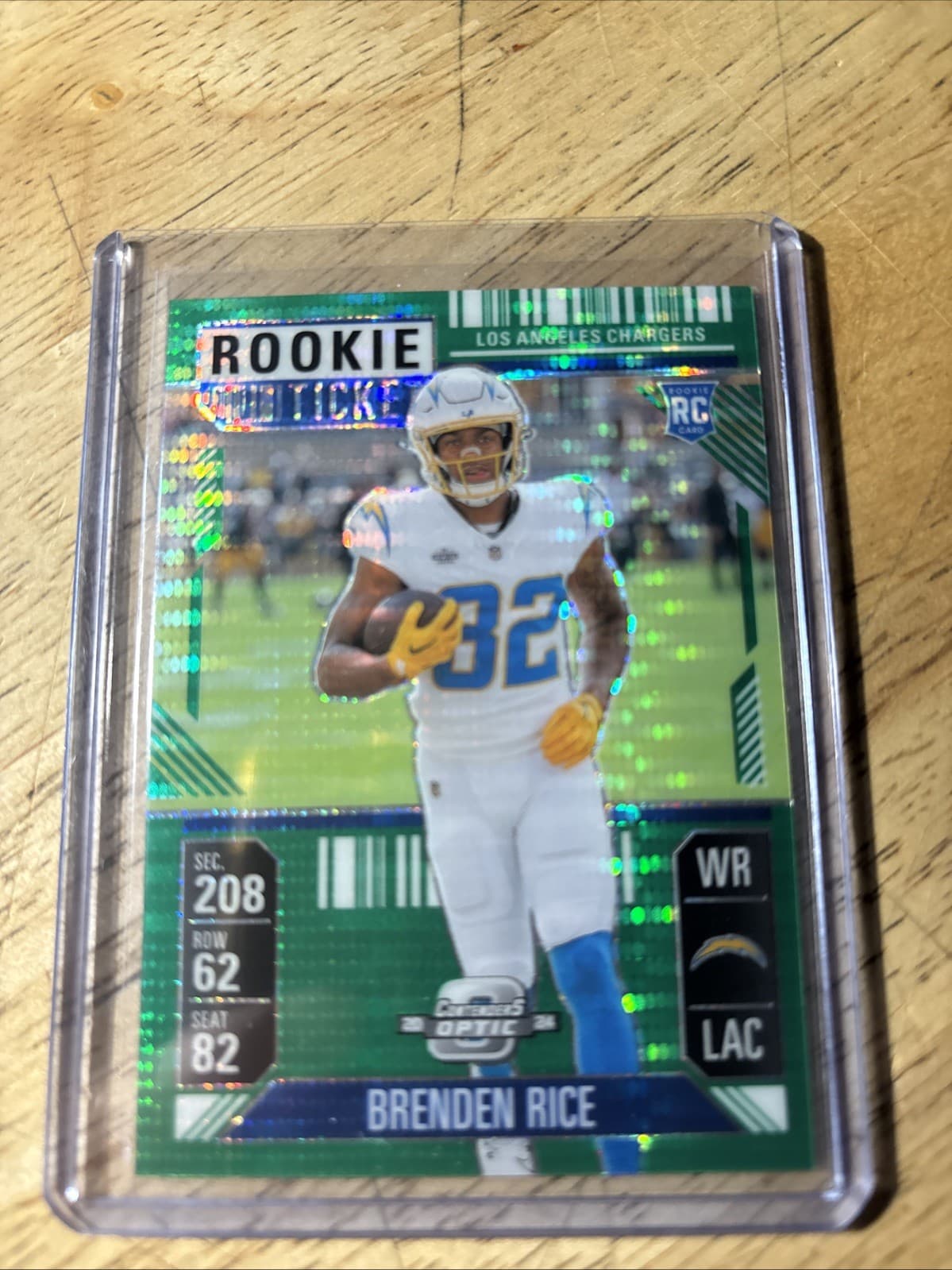 Brenden Rice 2024 panini