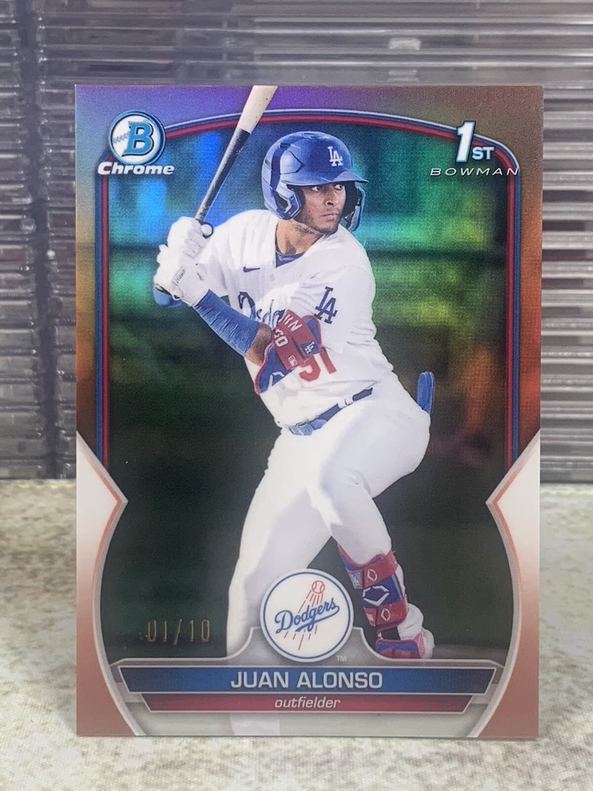 Juan Alonso trading card