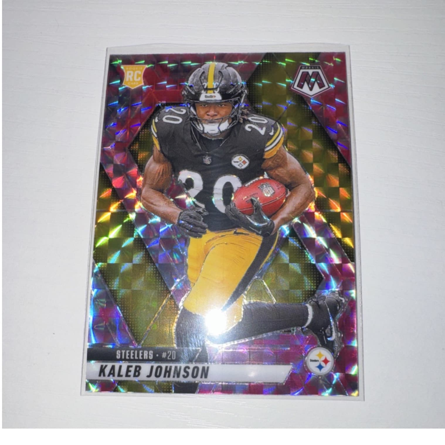 Kaleb Johnson 2025 panini Mosaic