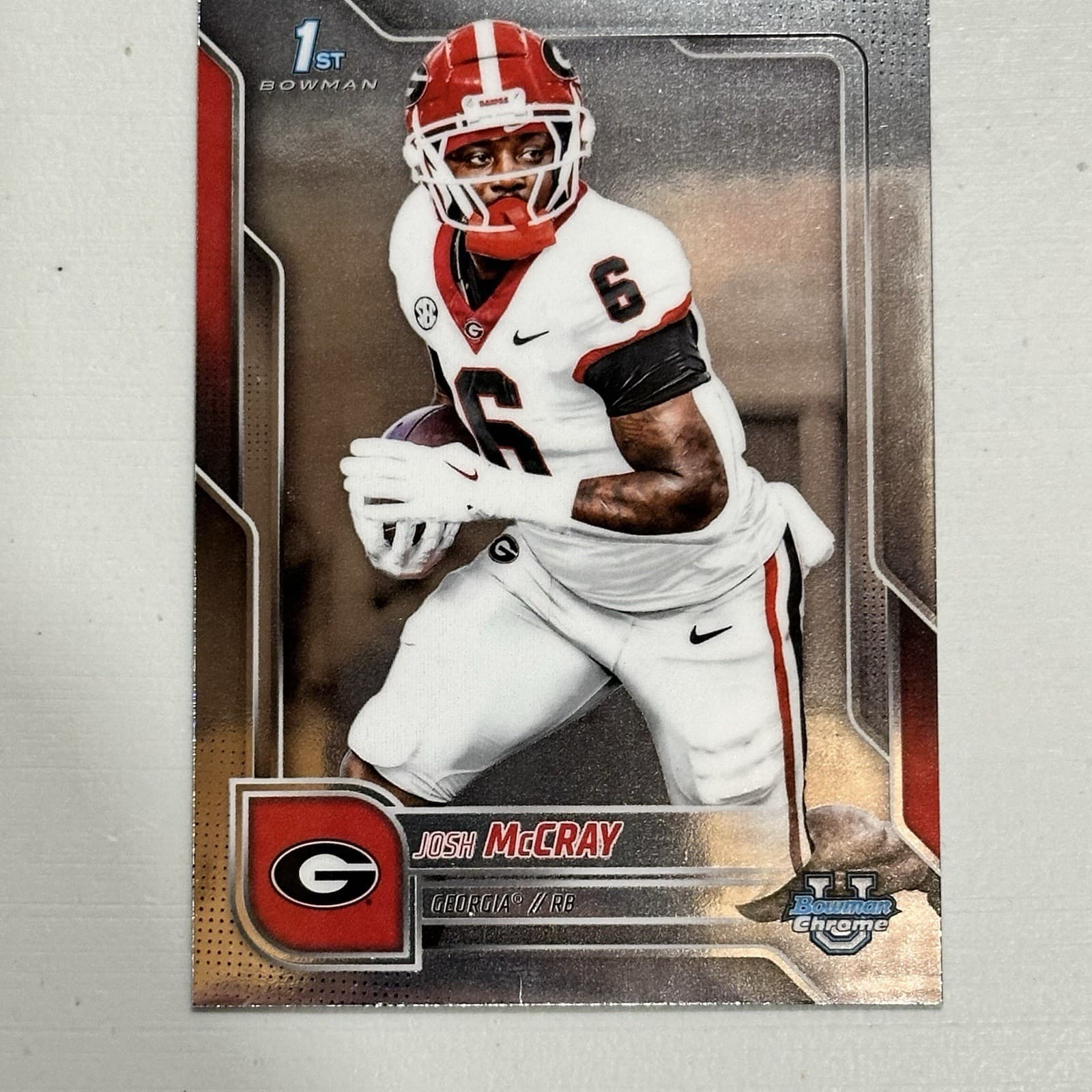 Josh McCray trading card
