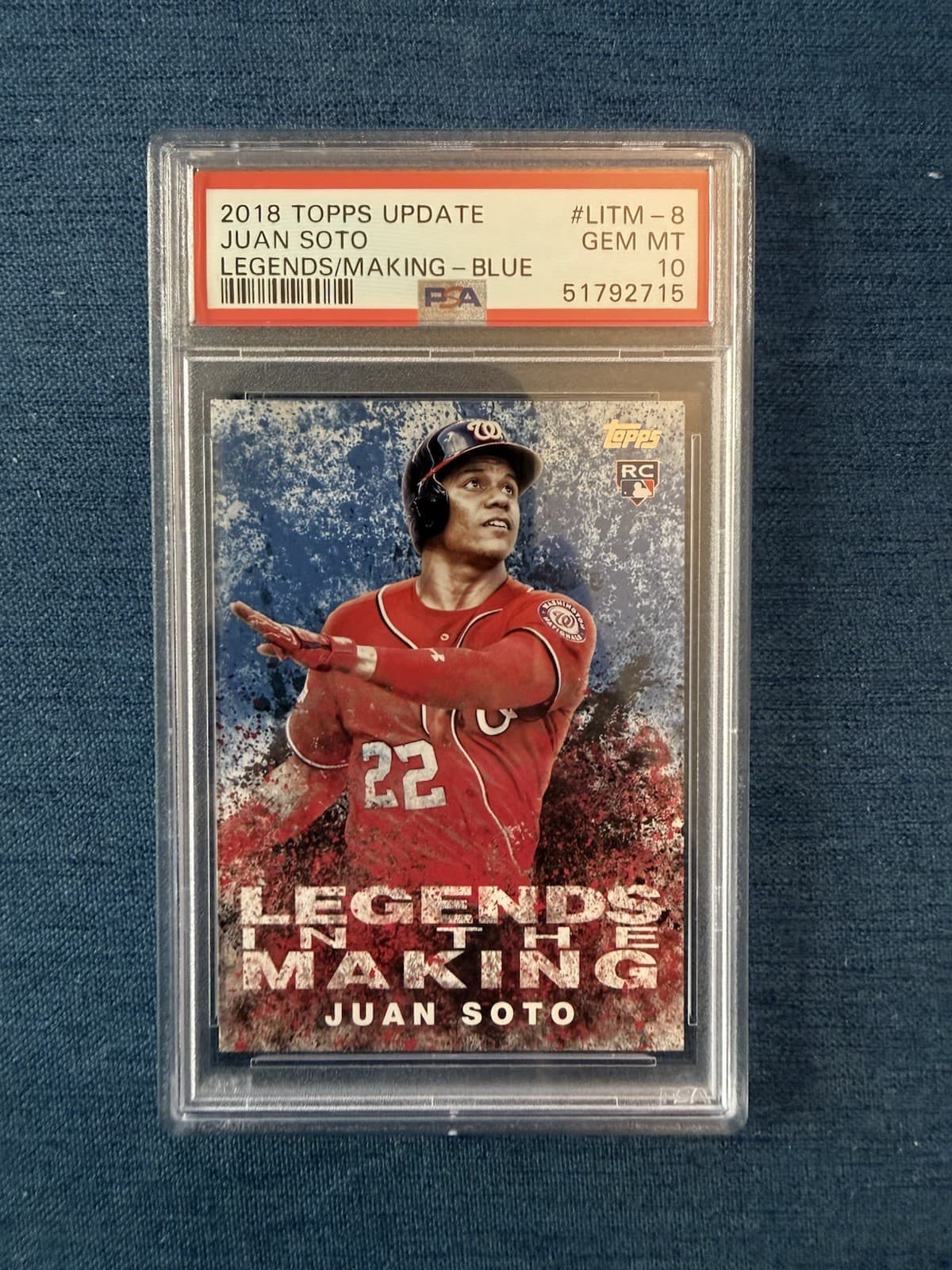 Juan Soto 2018 topps Topps Update