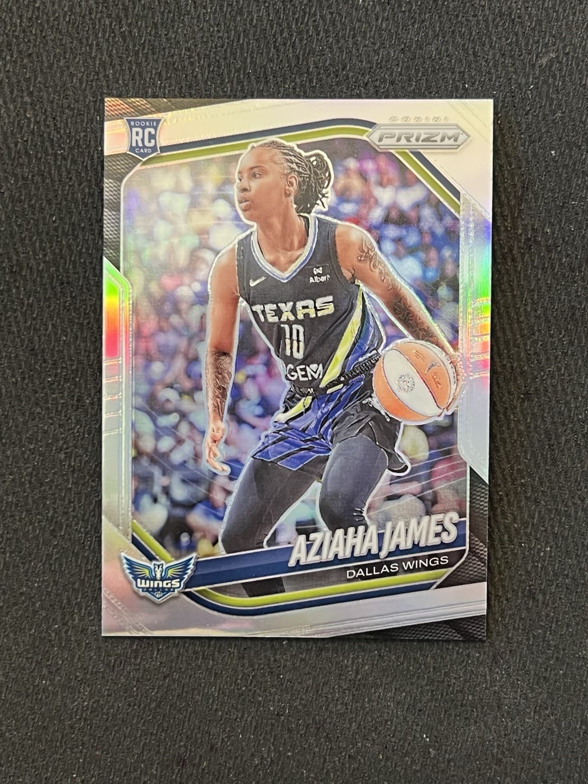 Aziaha James trading card