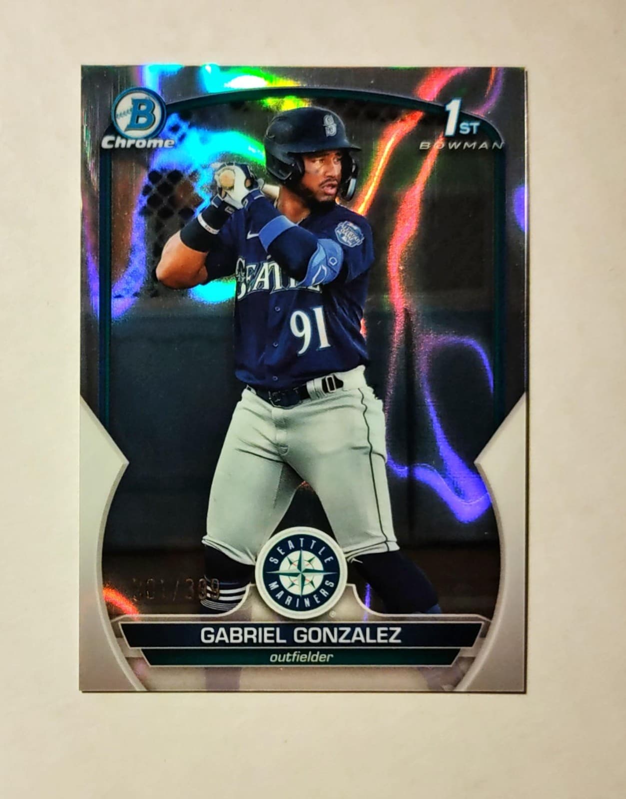 Gabriel Gonzalez trading card