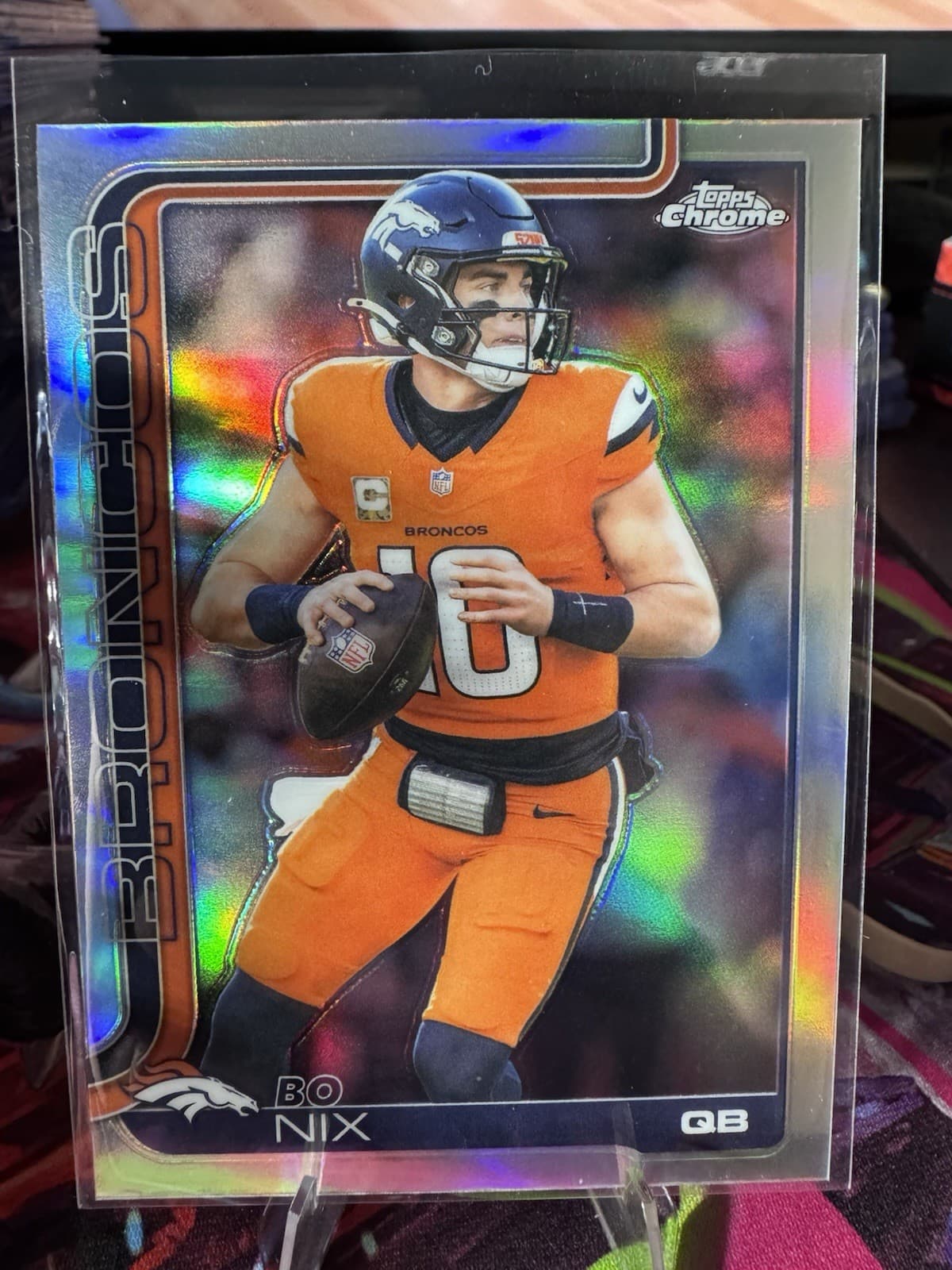 Bo Nix 2024 topps