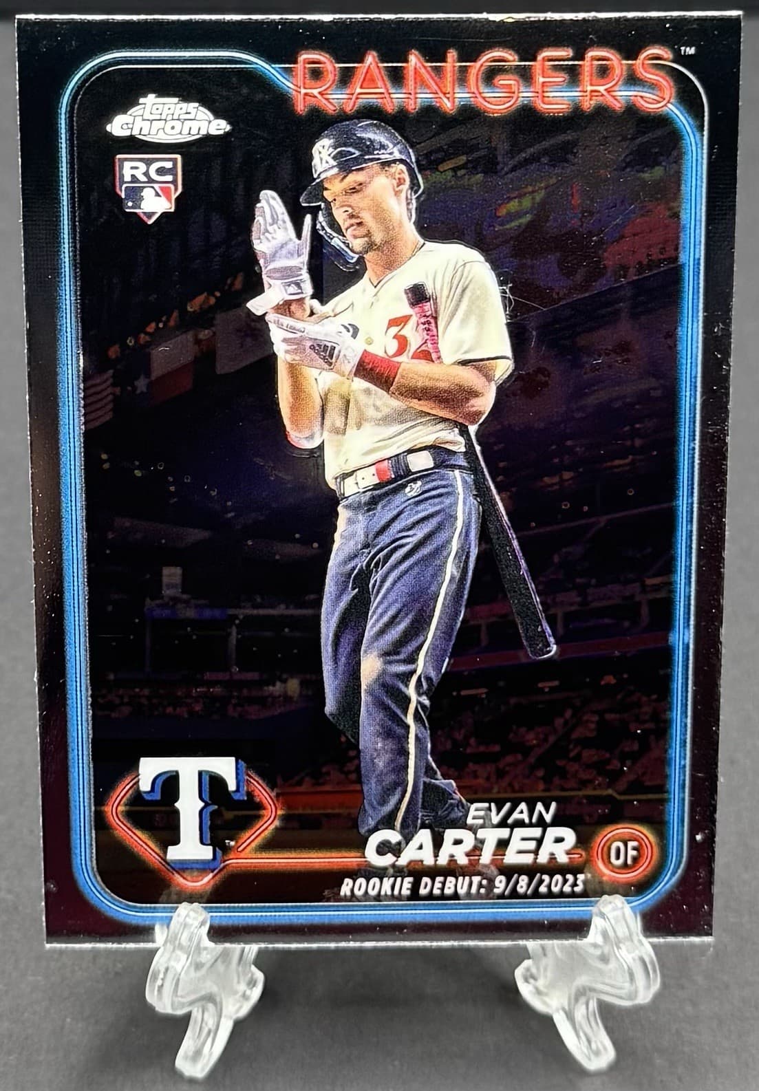 Evan Carter 2024 topps Topps Chrome Update