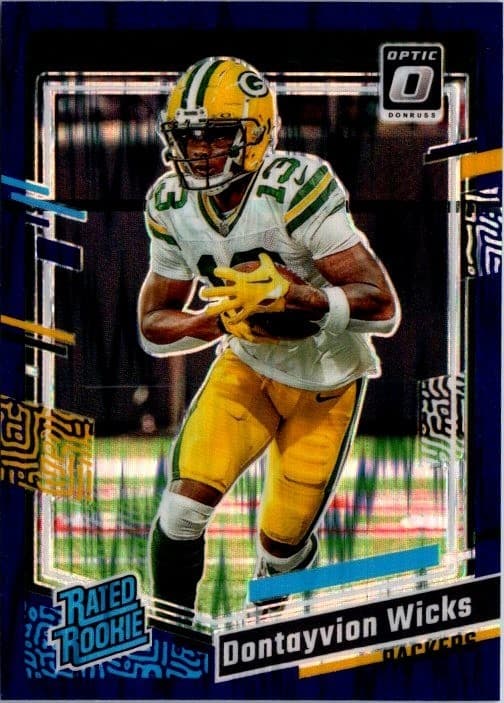 Dontayvion Wicks trading card
