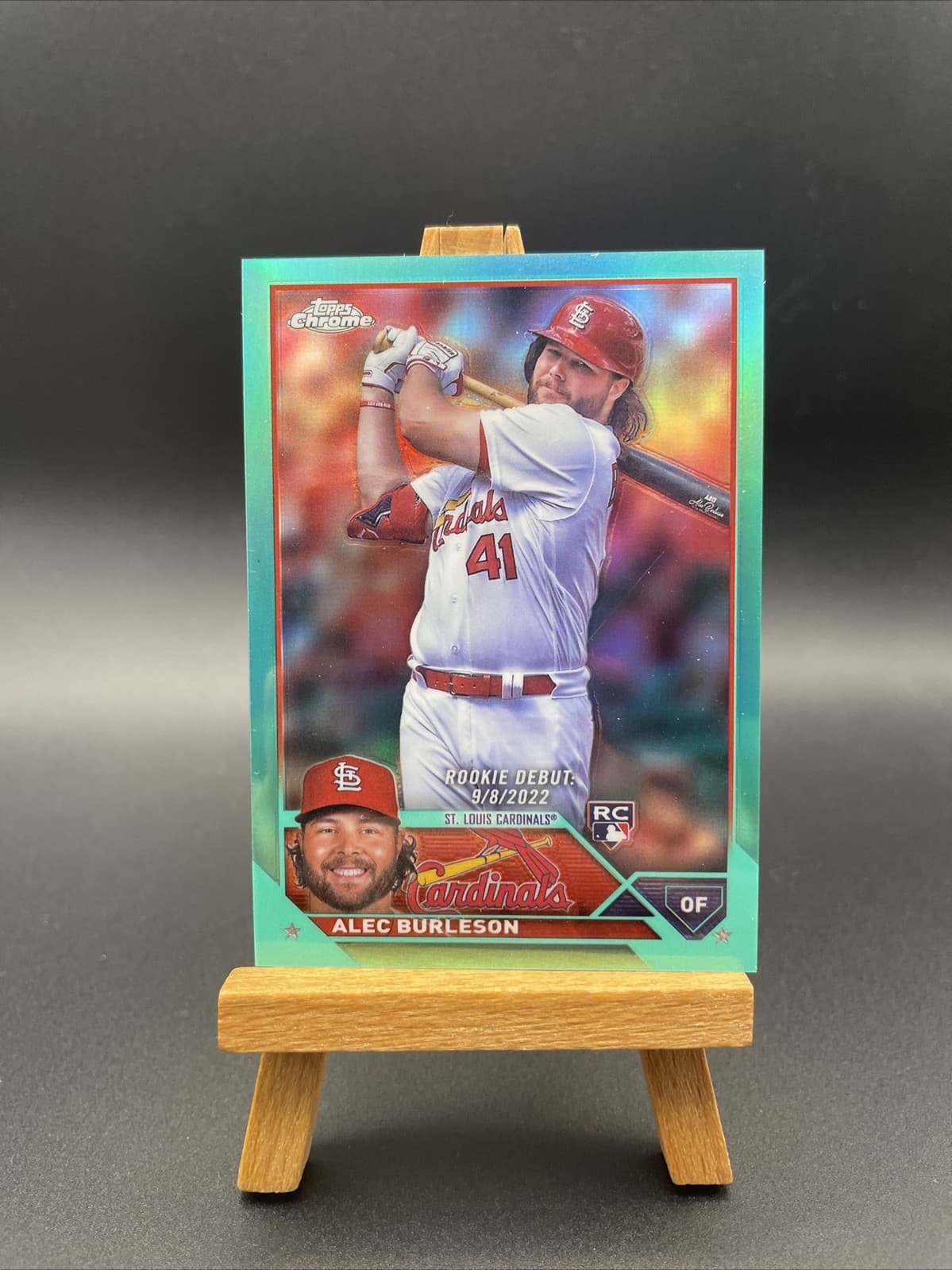 Alec Burleson trading card
