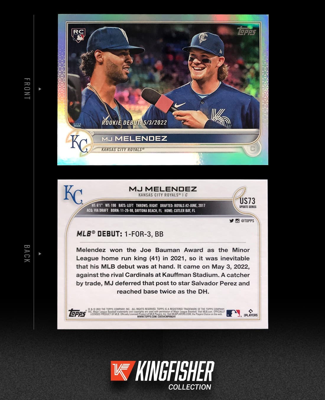 MJ Melendez 2022 topps Topps Update