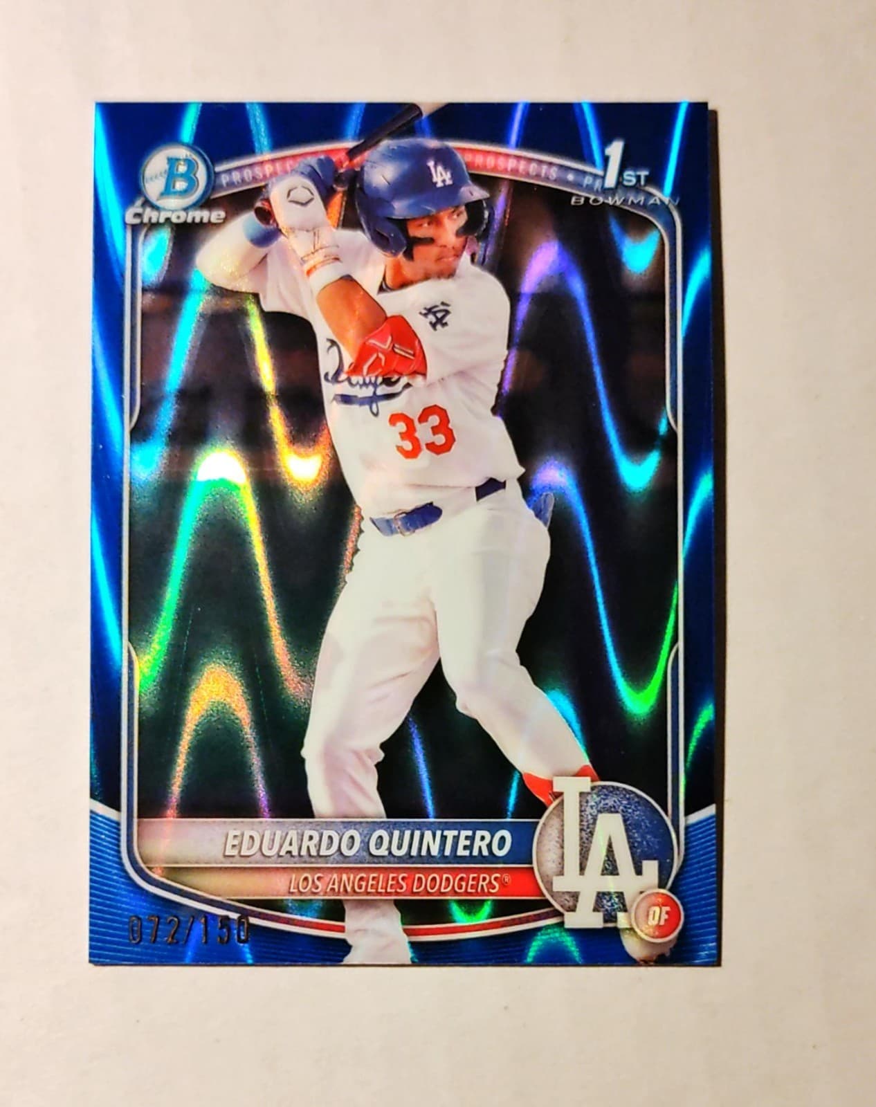 Eduardo Quintero trading card