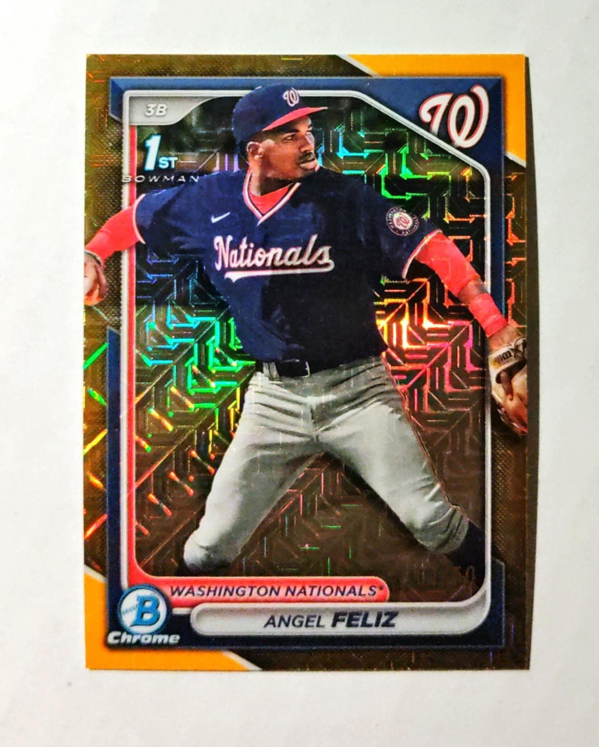 Angel Feliz trading card