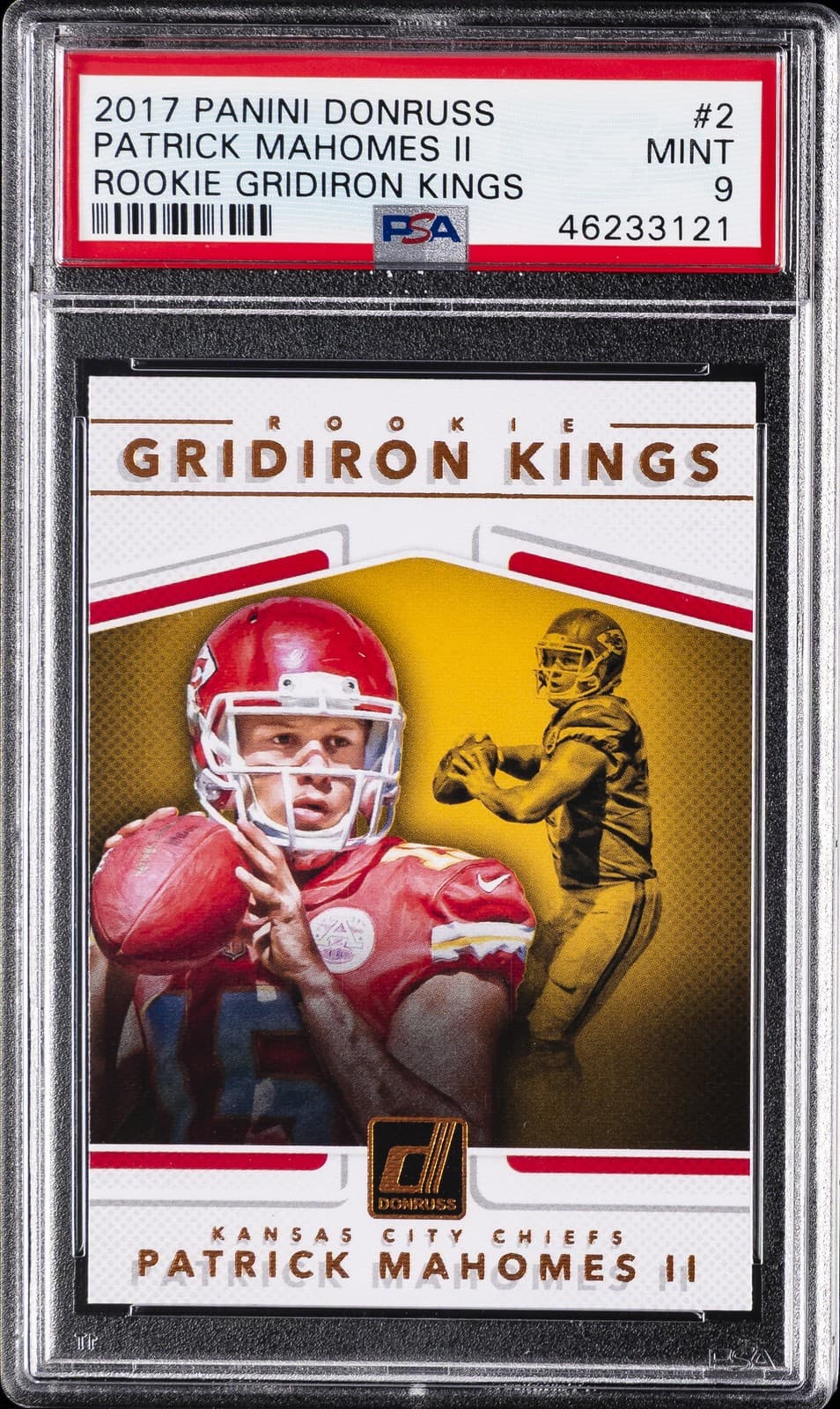 Patrick Mahomes II 2017 panini Donruss