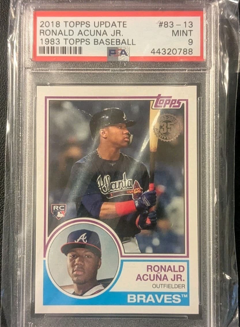 Ronald Acuña Jr. 2018 topps Topps Update