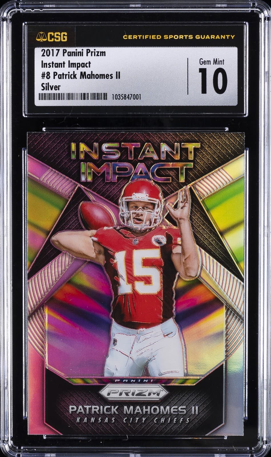 Patrick Mahomes II 2017 panini