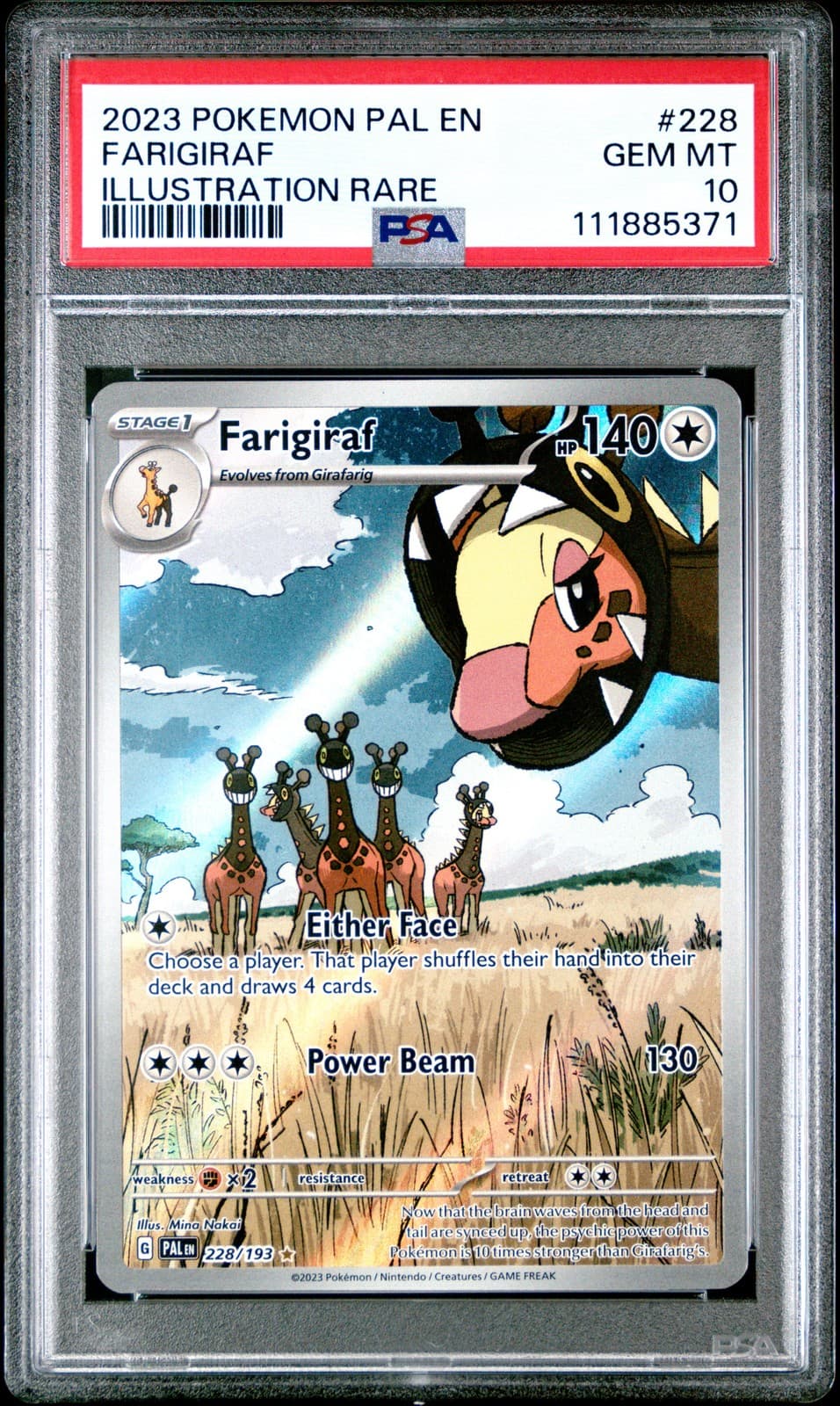 Farigiraf 2023 Pokemon