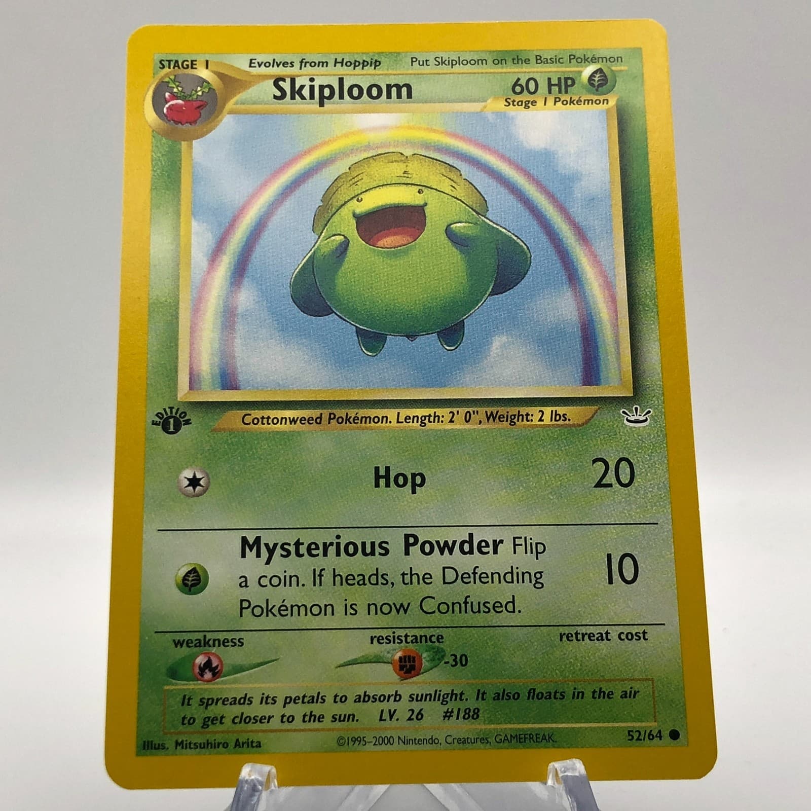 Skiploom trading card