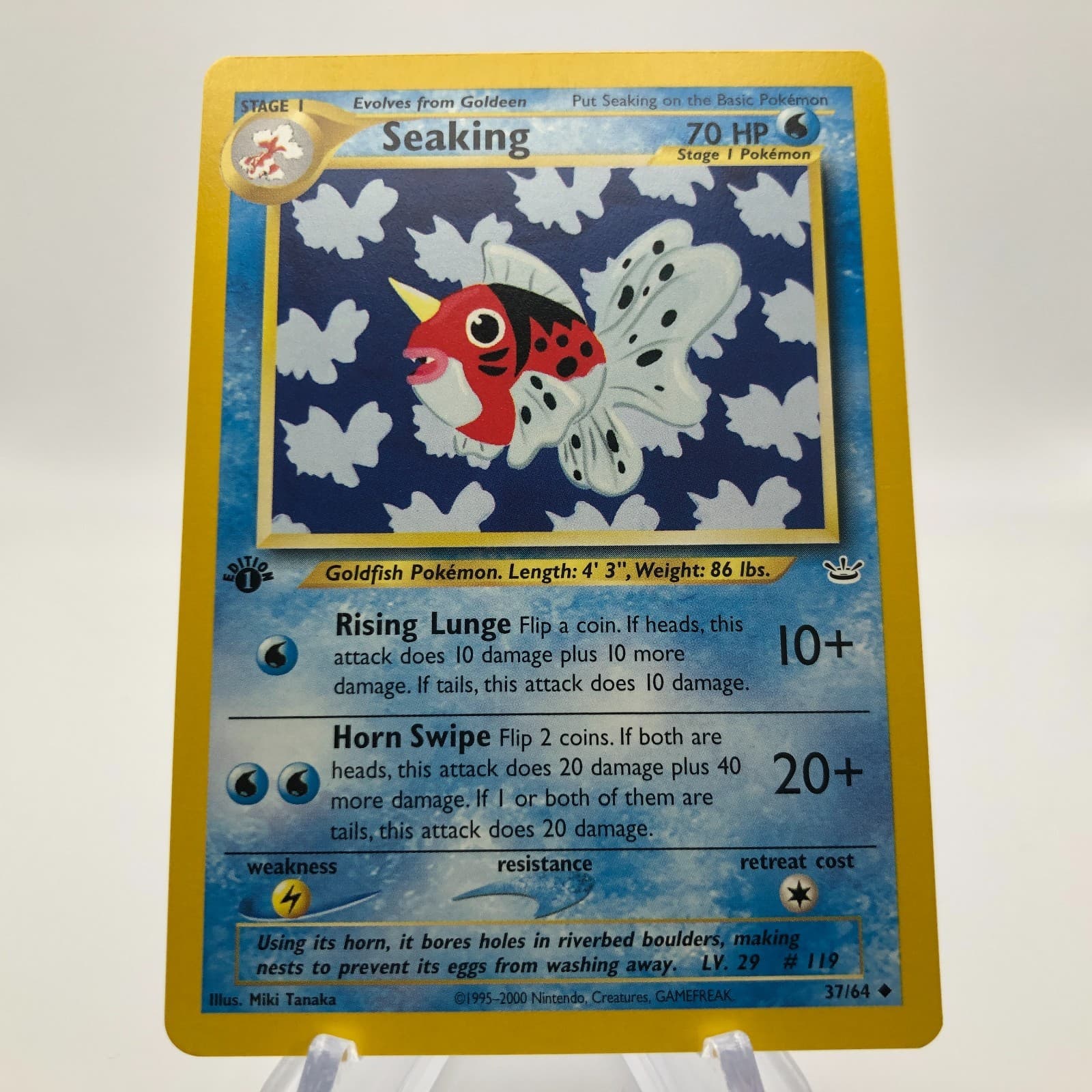 Seaking 2001 Pokemon Neo Revelation