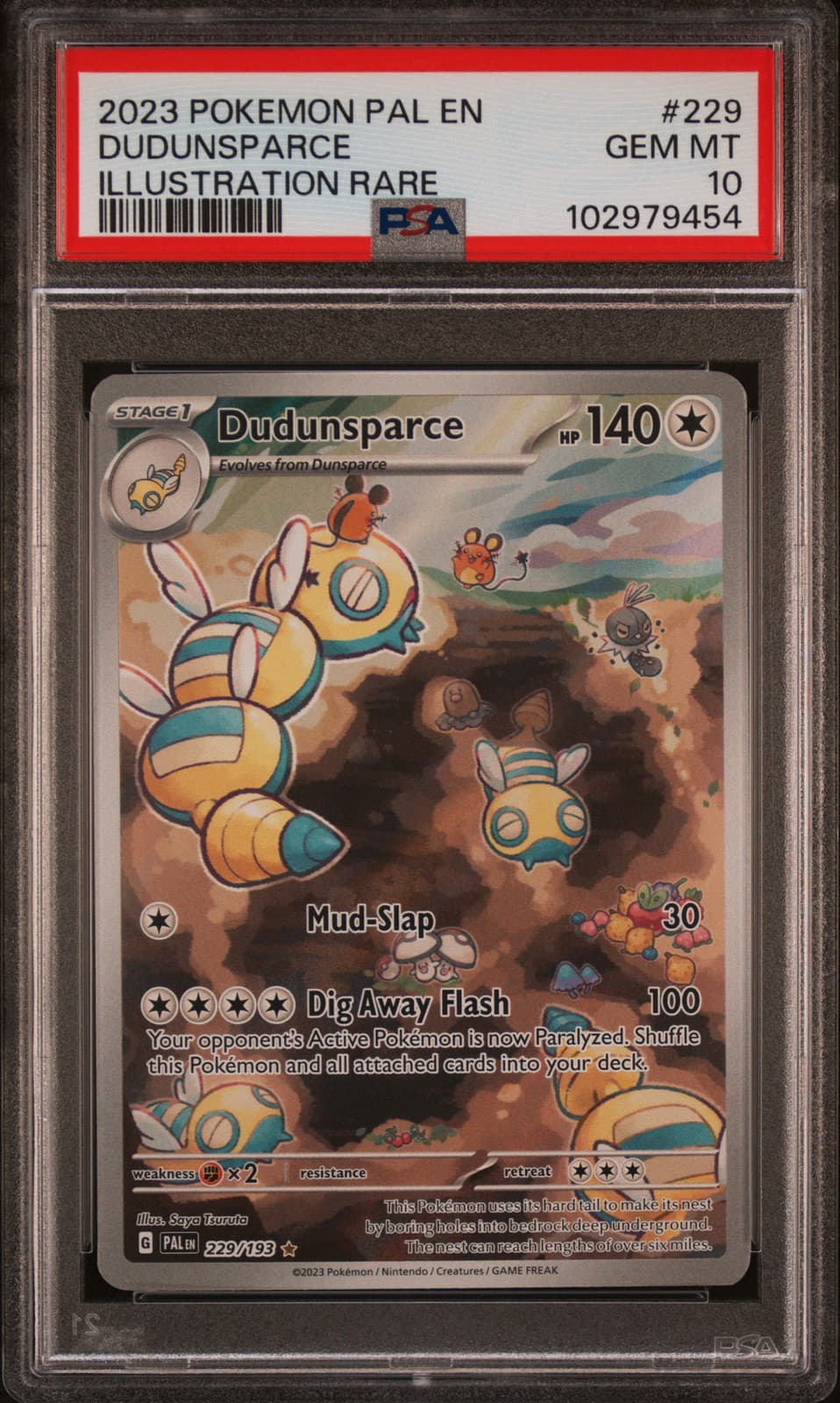 Dudunsparce trading card
