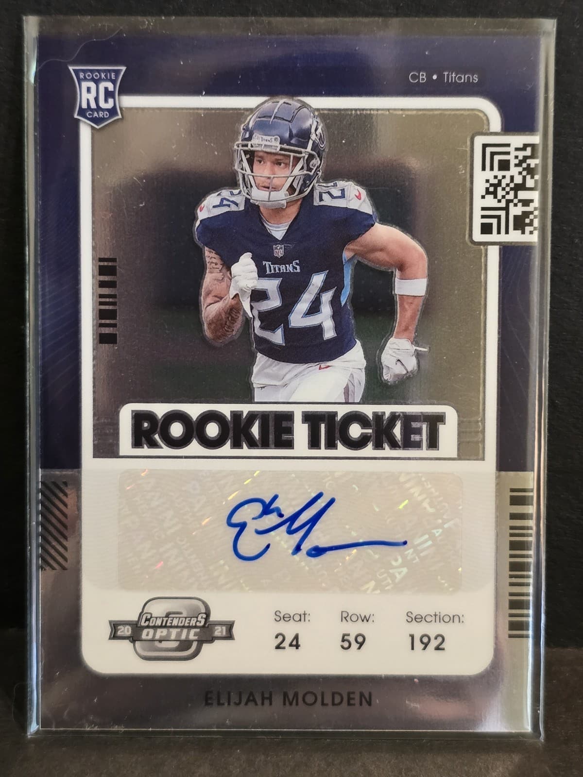 Elijah Molden trading card