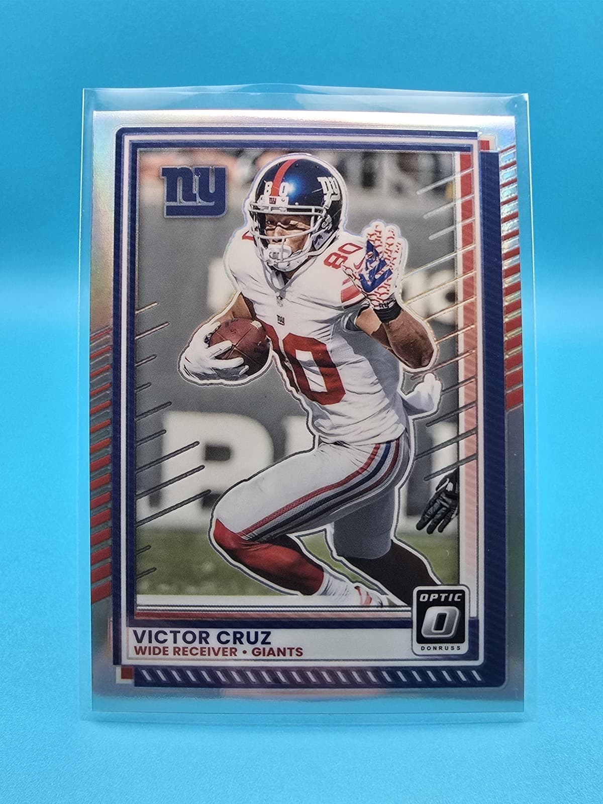 Victor Cruz trading card