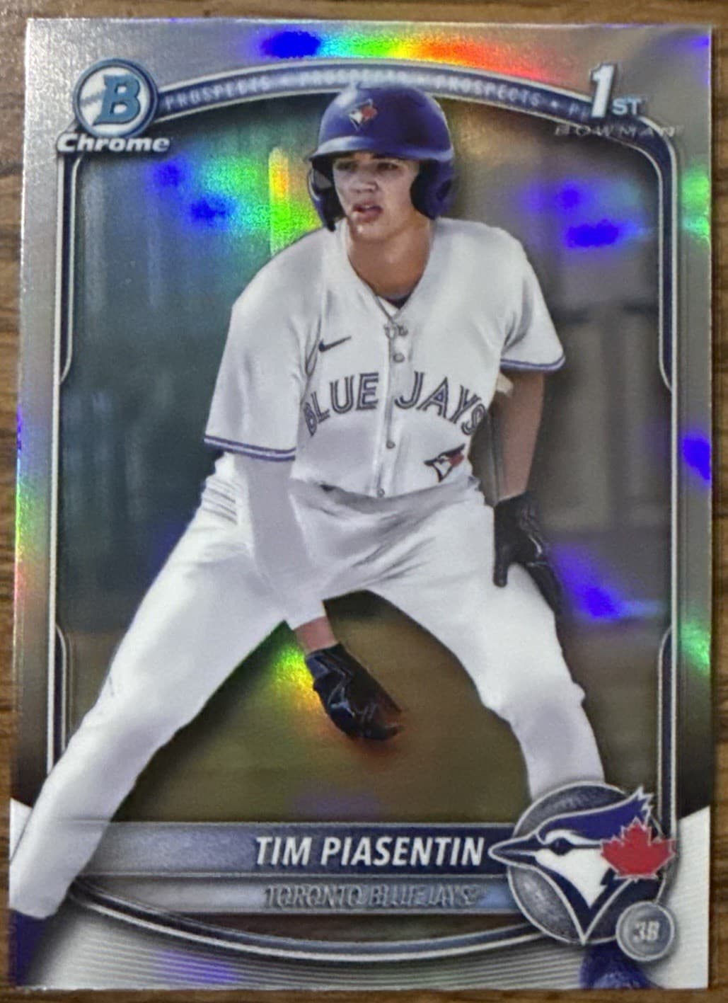 Tim Piasentin trading card