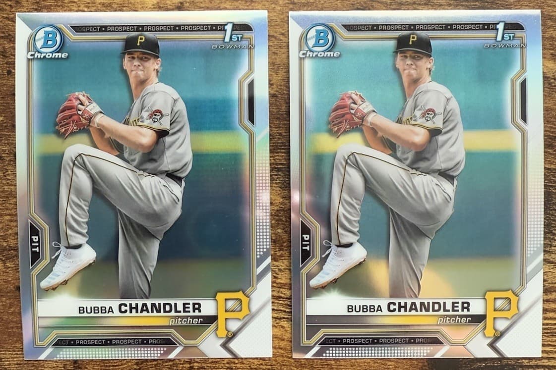 Bubba Chandler 2021 bowman Bowman Draft Sapphire Edition