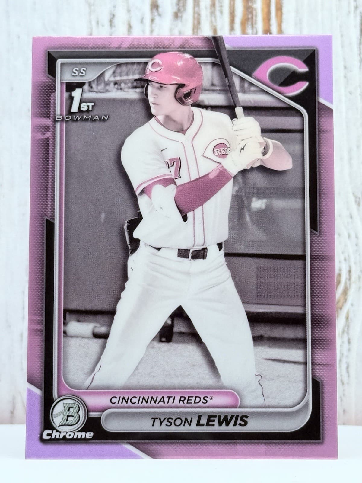 Tyson Lewis trading card