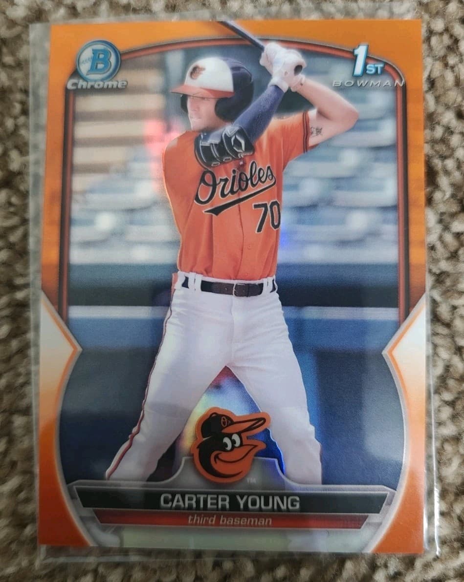 Carter Young trading card