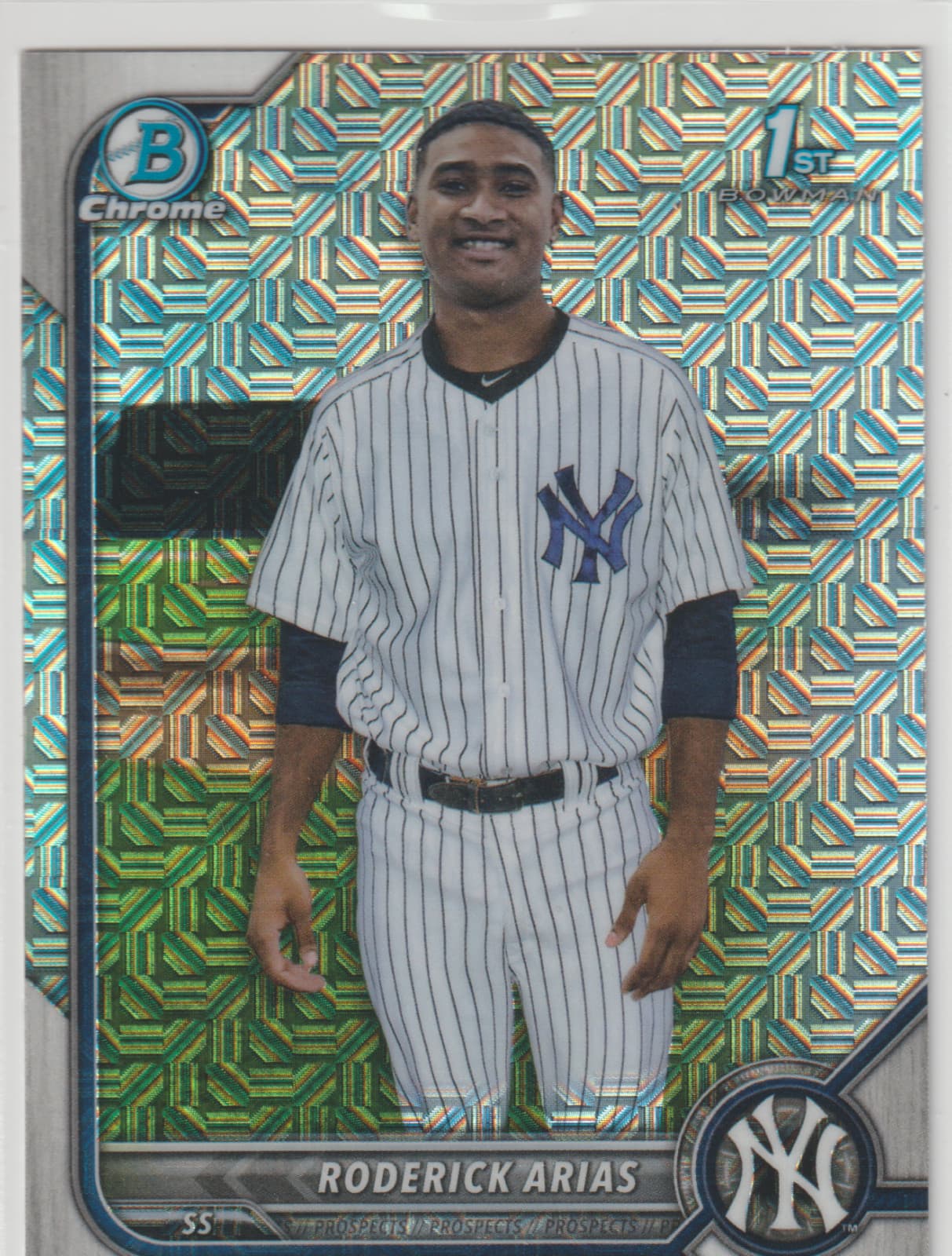 Roderick Arias 2022 bowman Bowman Chrome