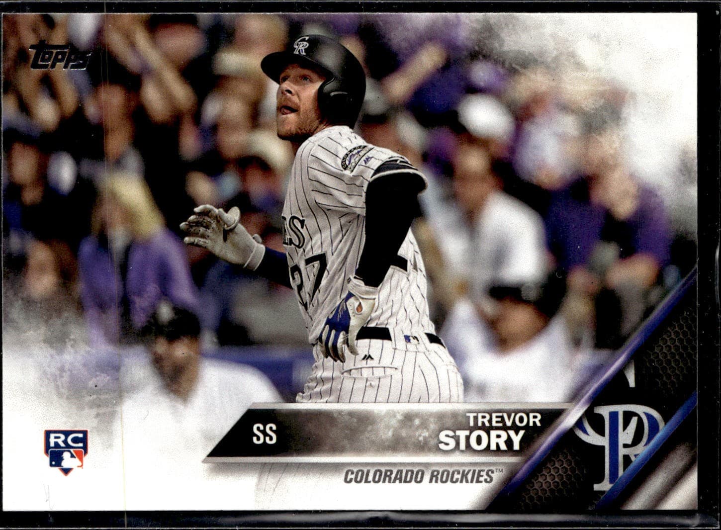 Trevor Story trading card