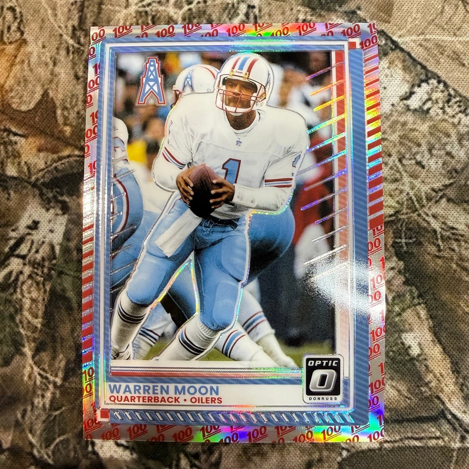 Warren Moon 2025 panini Panini Donruss Optic