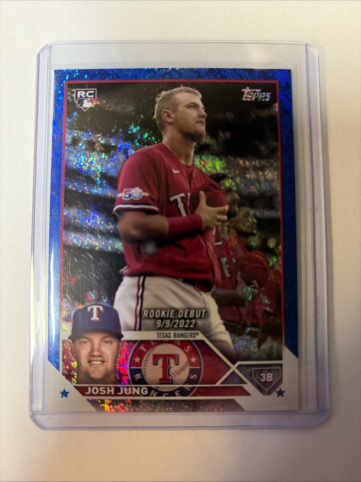 Josh Jung 2023 topps Topps Update Rookie Debut