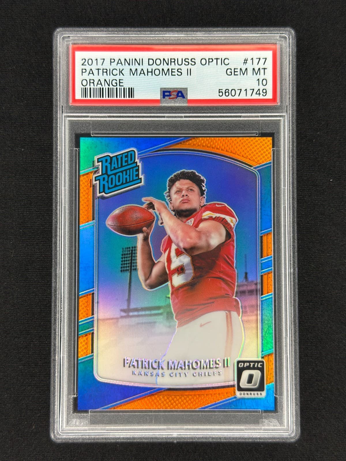 Patrick Mahomes II 2017 panini