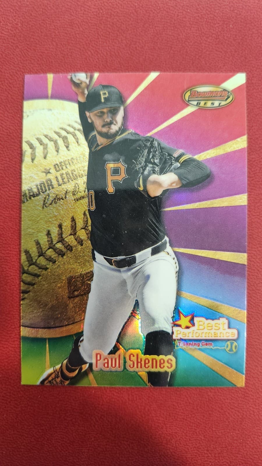 Paul Skenes 2025 bowman Bowman Best