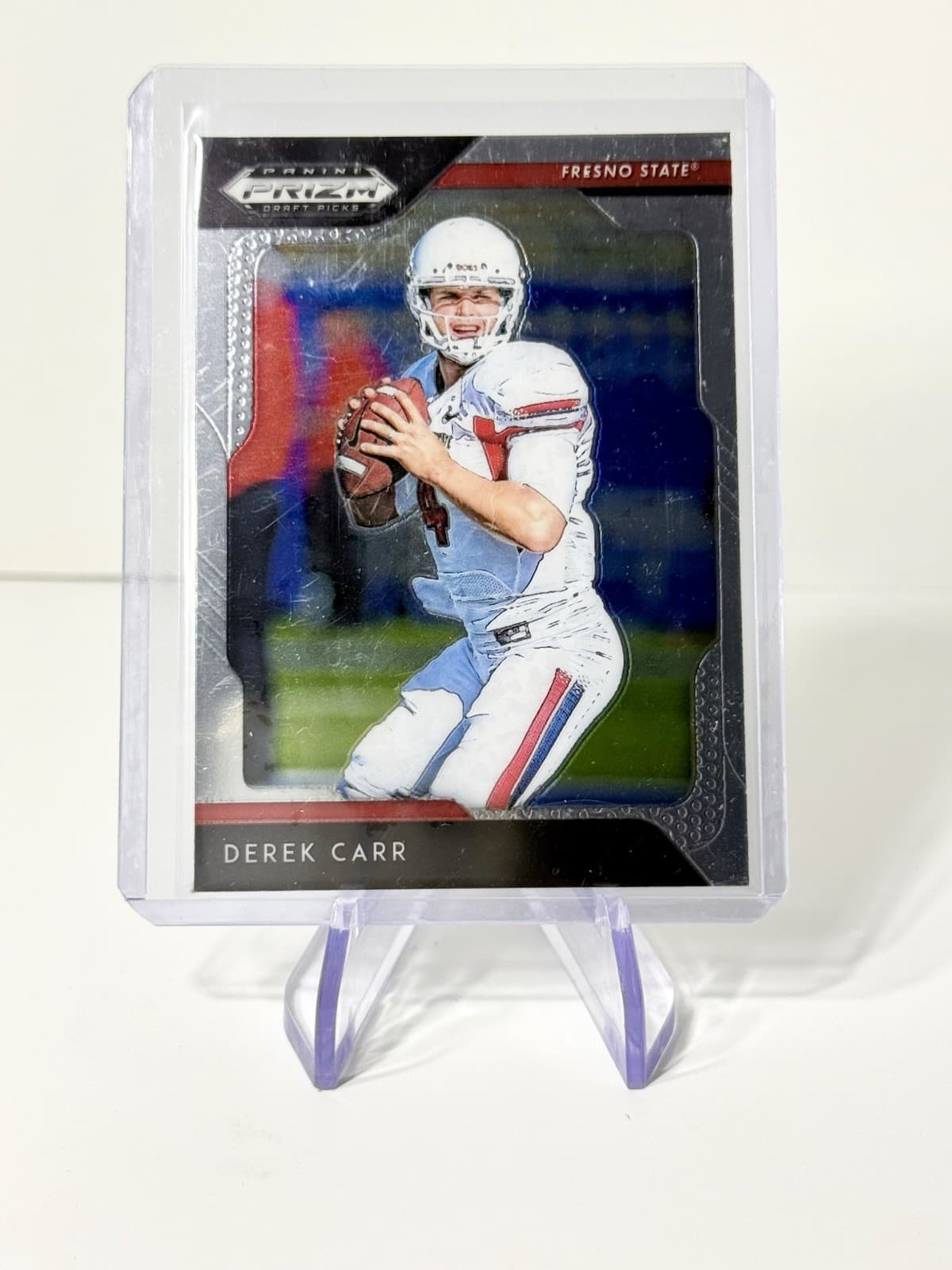 Derek Carr trading card