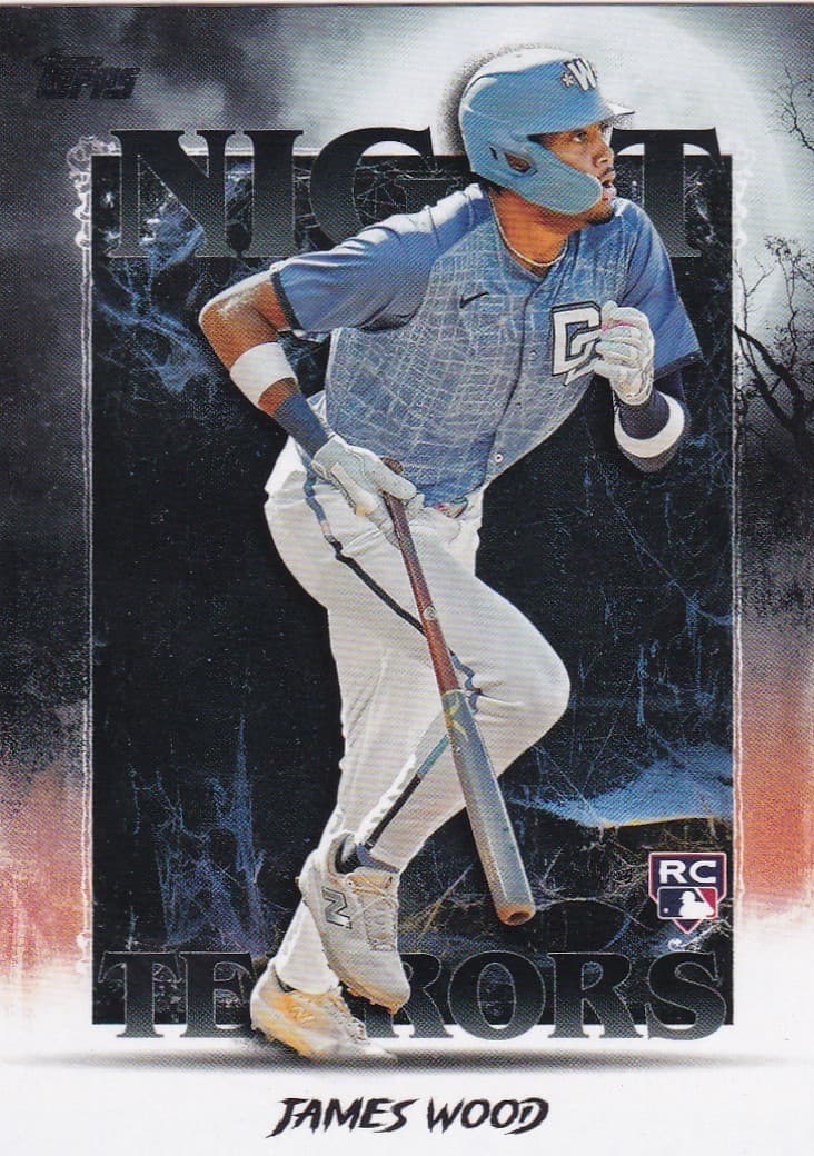 James Wood 2025 topps Topps Chrome Update Night Terrors