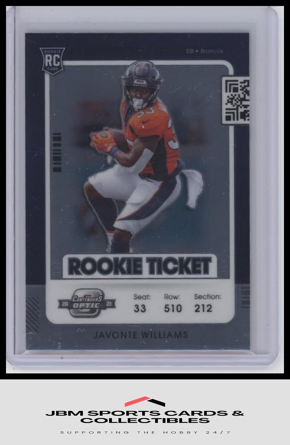 Javonte Williams 2021 panini
