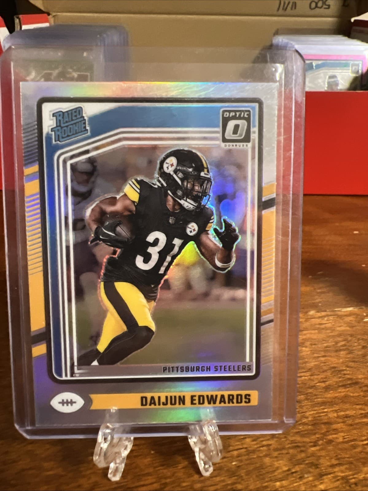 Daijun Edwards trading card