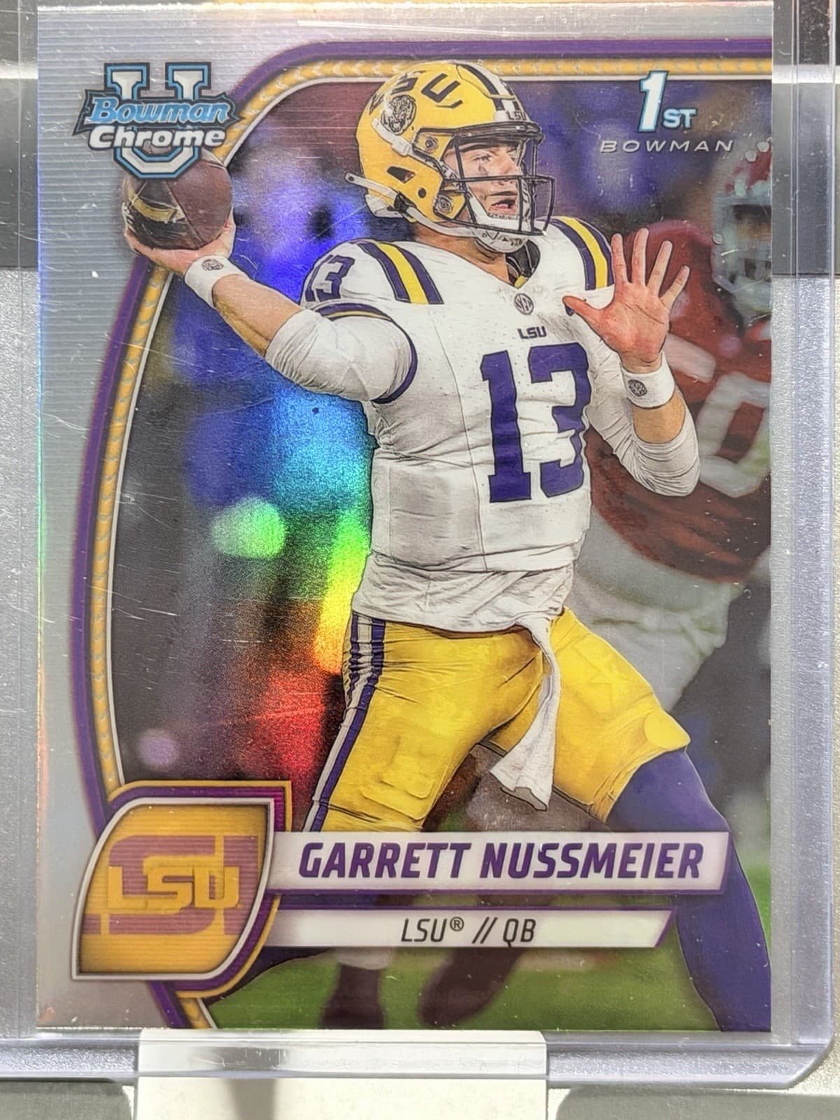Garrett Nussmeier trading card