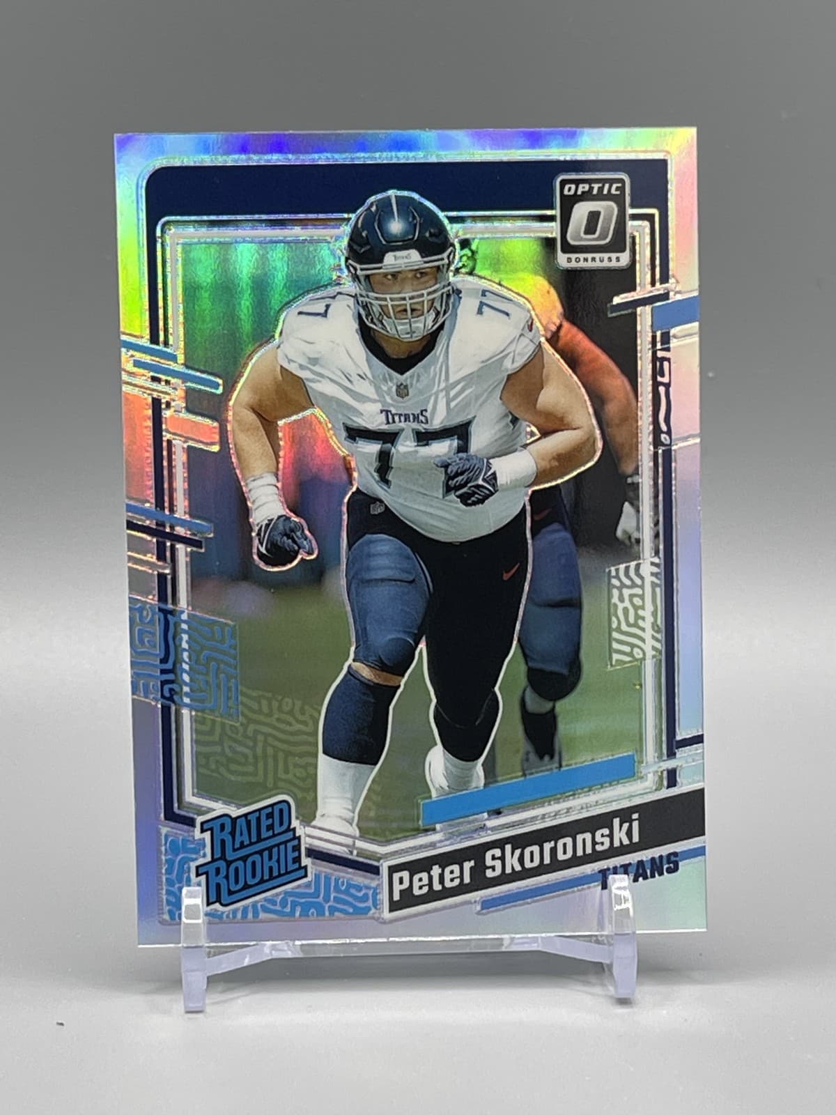 Peter Skoronski 2023 panini Donruss Optic