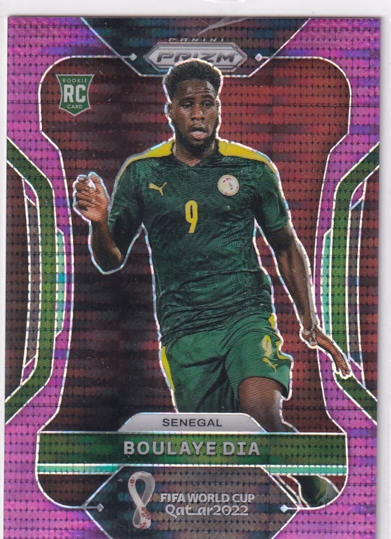 Boulaye Dia 2022 panini Prizm Fifa World Cup Qatar Soccer Choice Elephant