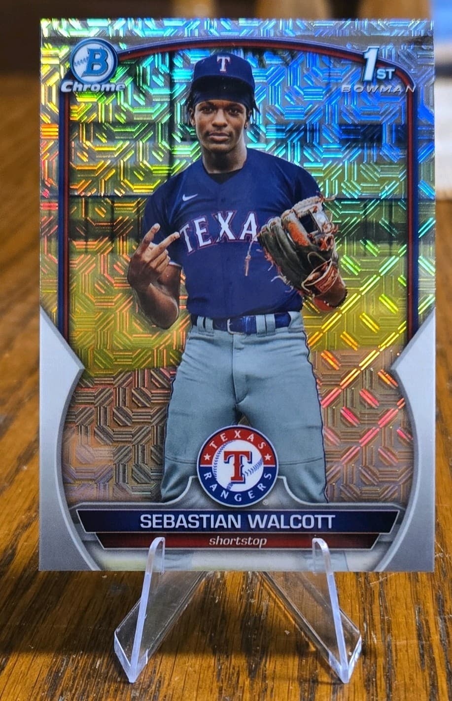 Sebastian Walcott trading card