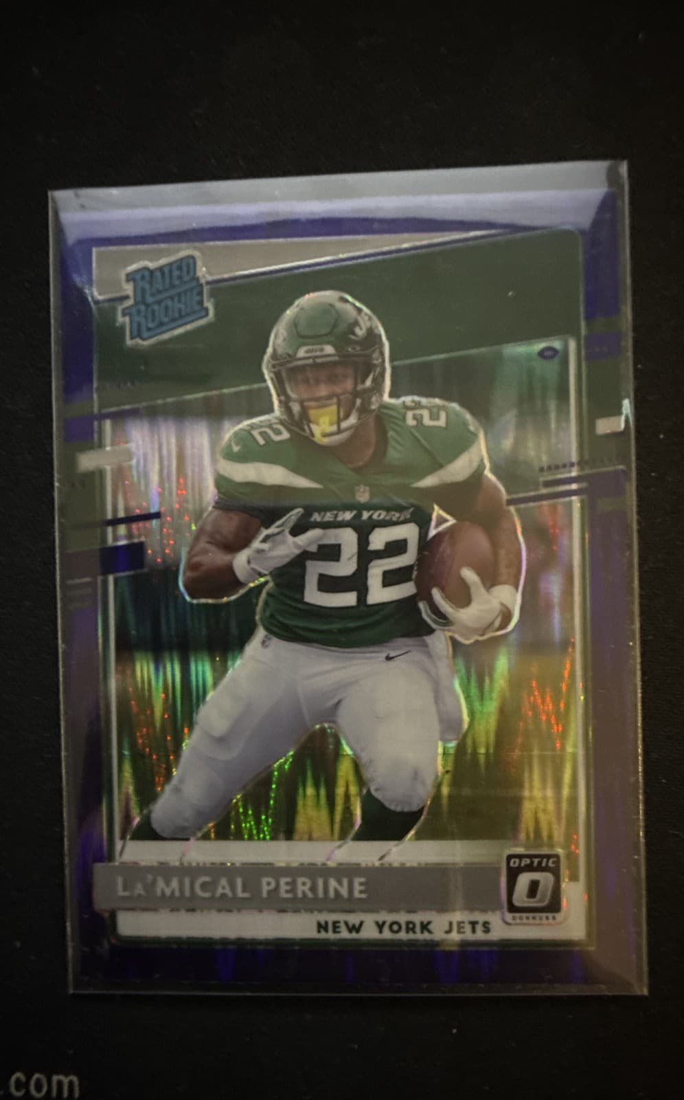 La'Mical Perine trading card