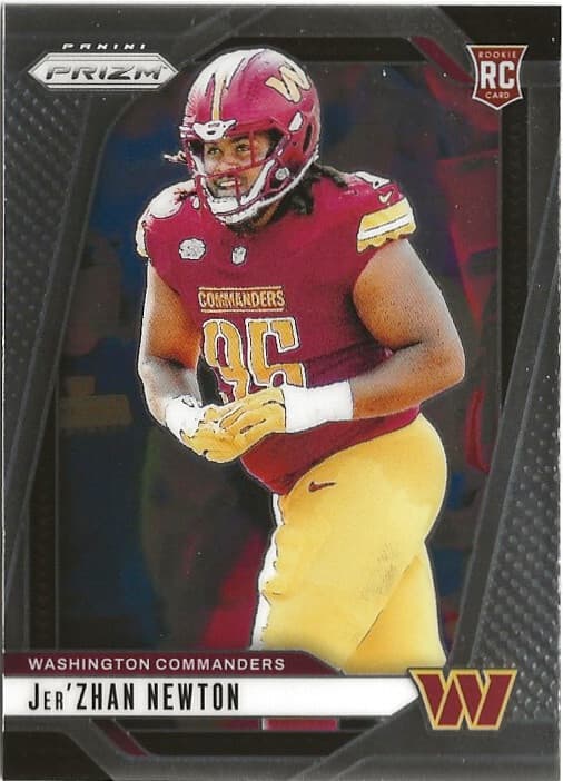 Jer'Zhan Newton trading card