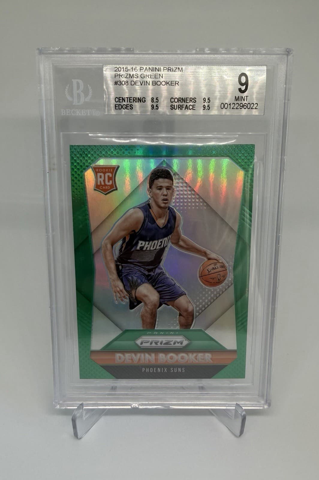 Devin Booker trading card