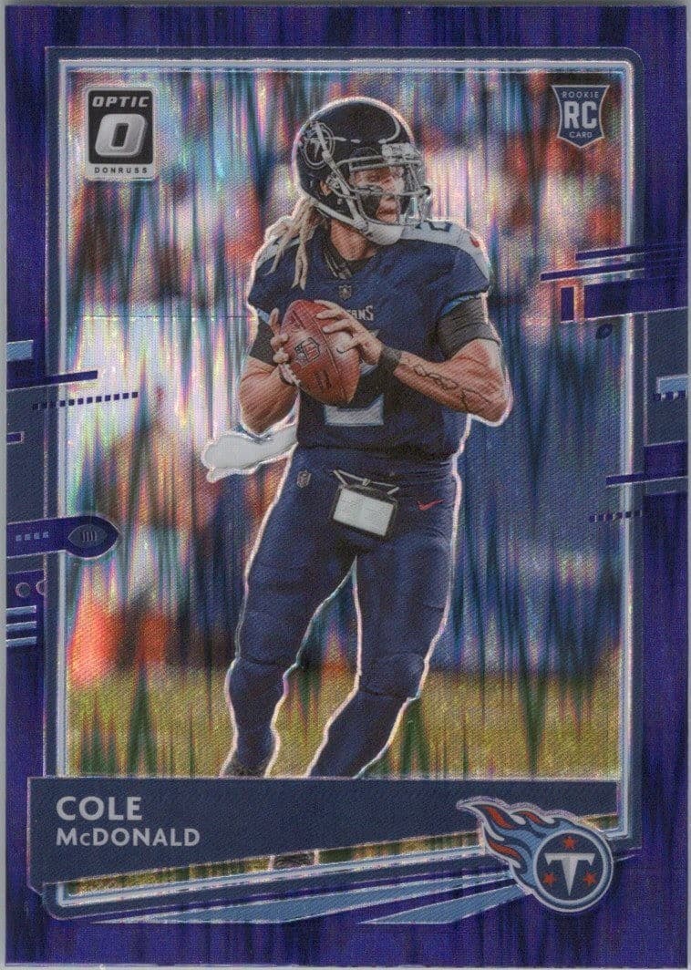 Cole McDonald trading card