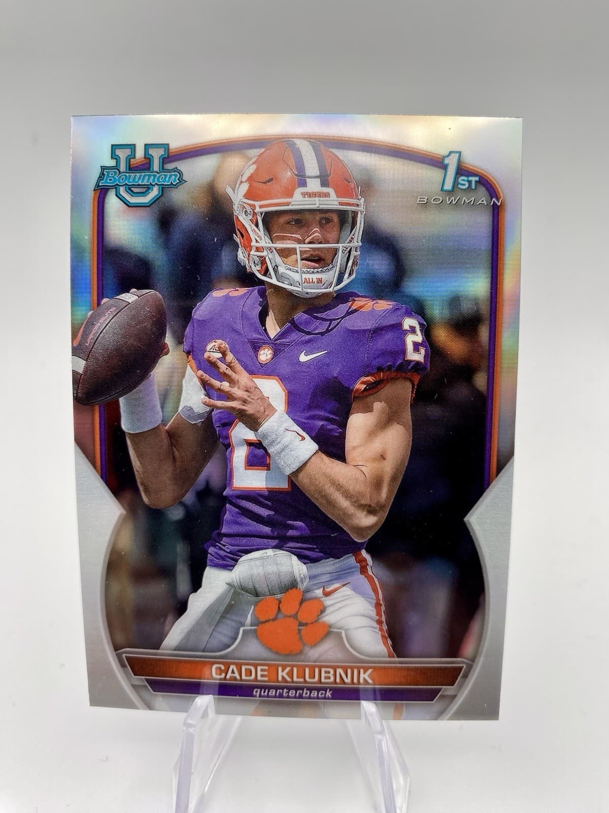 Cade Klubnik trading card