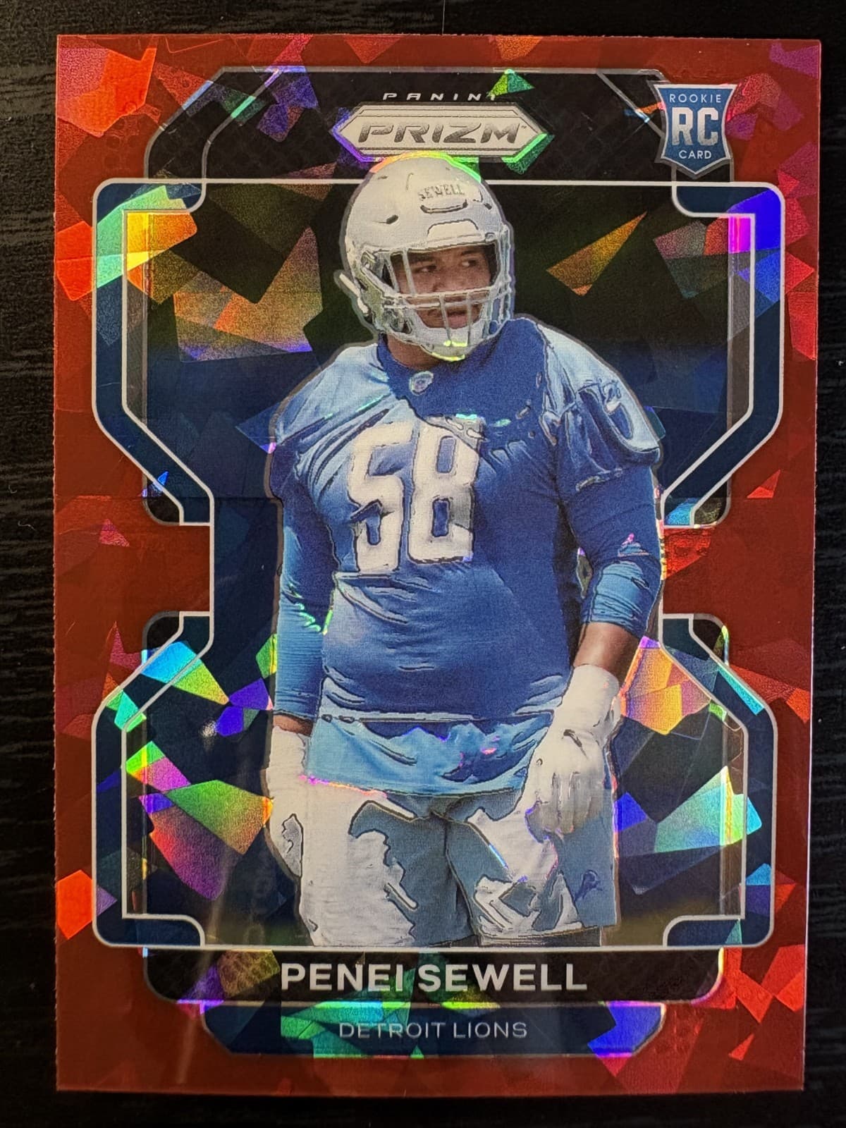Penei Sewell trading card