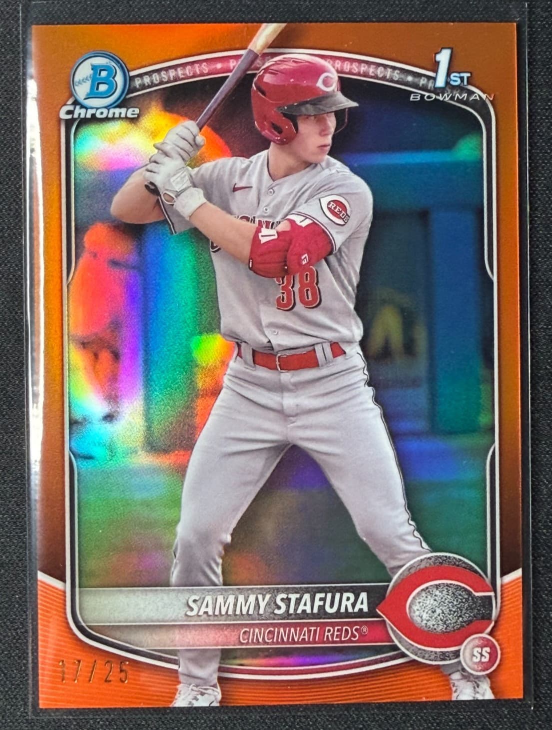 Sammy Stafura trading card