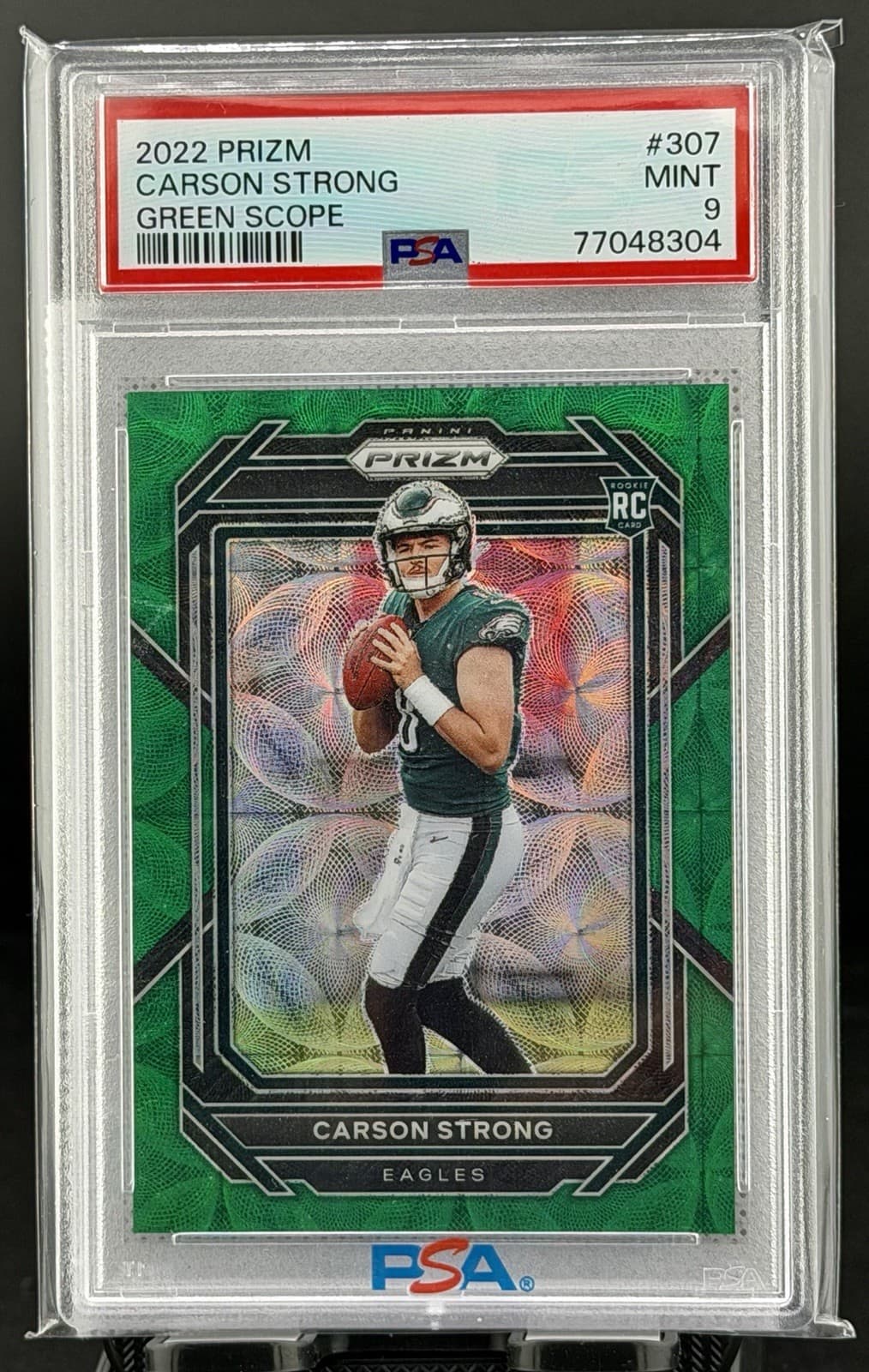 Carson Strong trading card