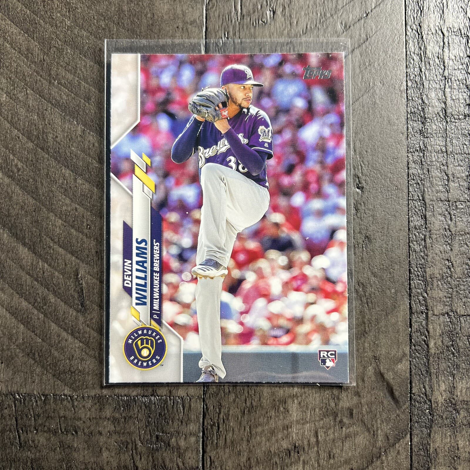 Devin Williams trading card